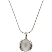 Elegante Silberhalskette mit Mondstein