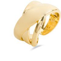 Markanter Verflochtener Vergoldeter Ring