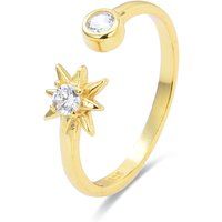 Offener Ring mit Stern und Kreis