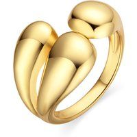 Auffälliger Skulpturaler Vergoldeter Ring