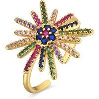 Bunter Sternen-Statement-Ring