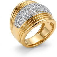 Breiter Zirkonia-Pavé Bandring