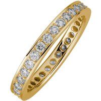 Funkelnder Diamant Memoire Ring