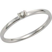 Minimalistisches Diamant-Solitär-Band
