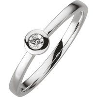 Minimalistischer Diamantring mit Zargenfassung