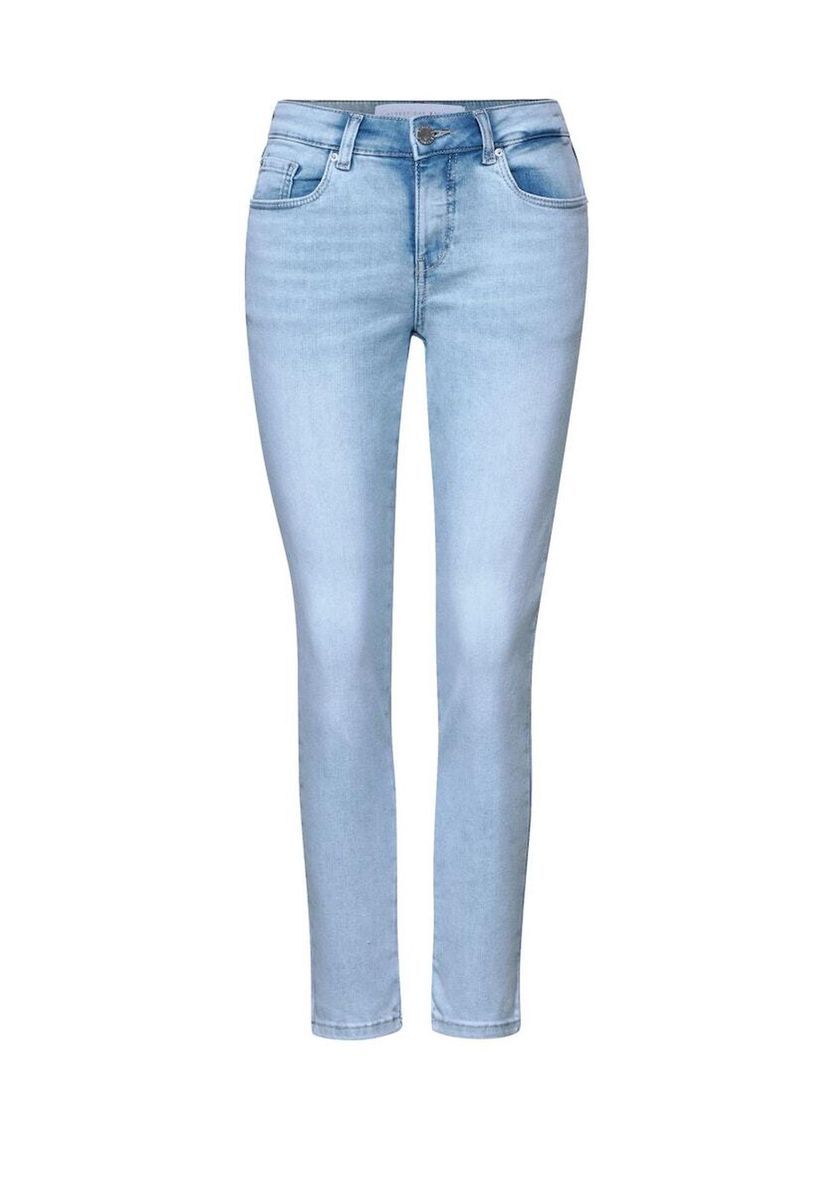Skinny Fit Jeans mit heller Waschung