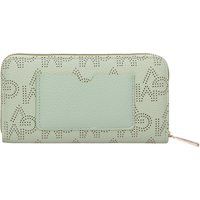 Portemonnaie mit perforiertem Logo-Muster