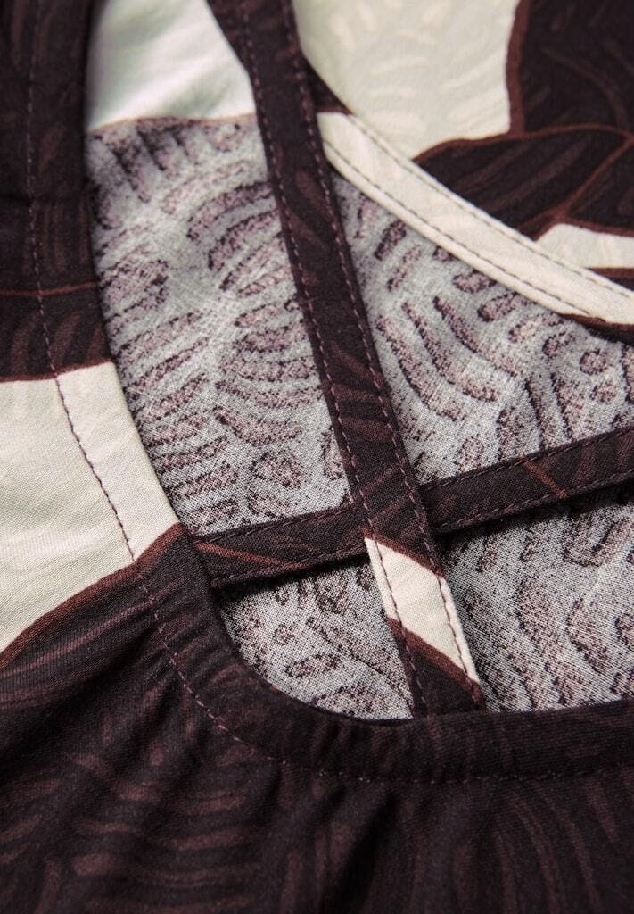 Ärmelloses Top mit Grafikmuster