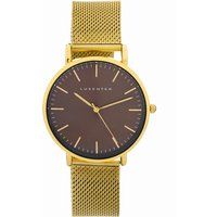 Minimalistische Uhr mit Milanaise-Armband