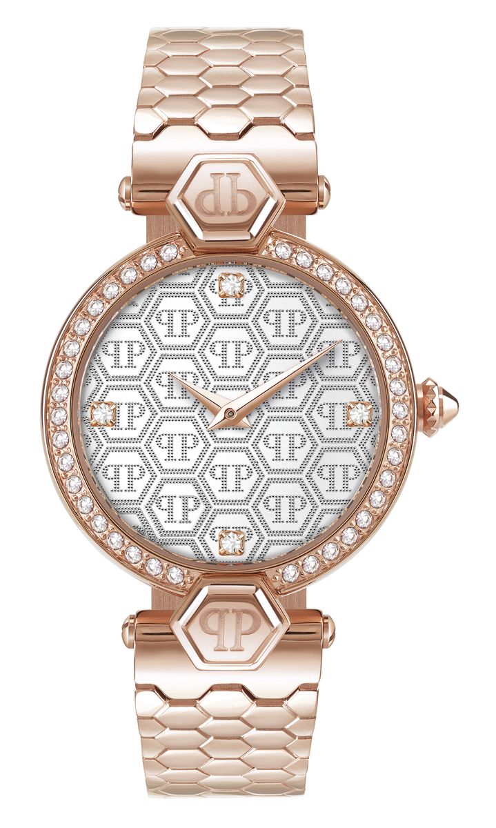 Elegante Armbanduhr im Hexagonal-Design