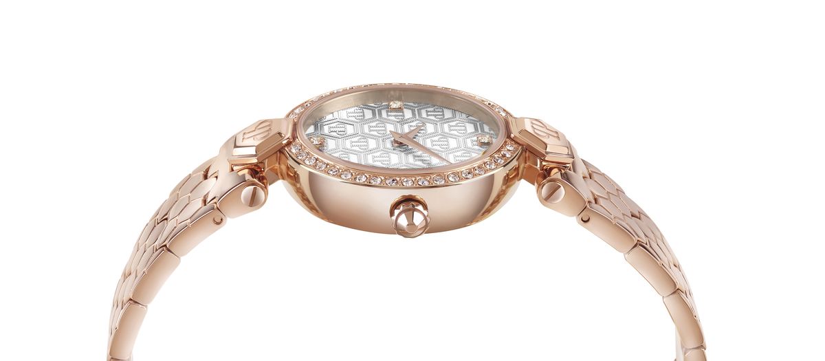 Elegante Armbanduhr im Hexagonal-Design