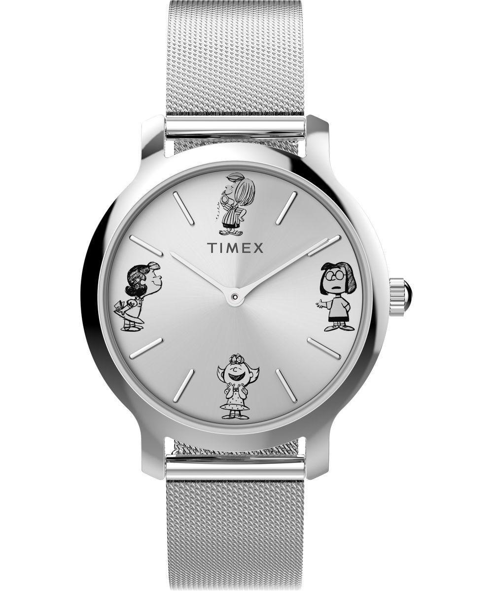 Peanuts-Charakter-Uhr mit Mesh-Armband