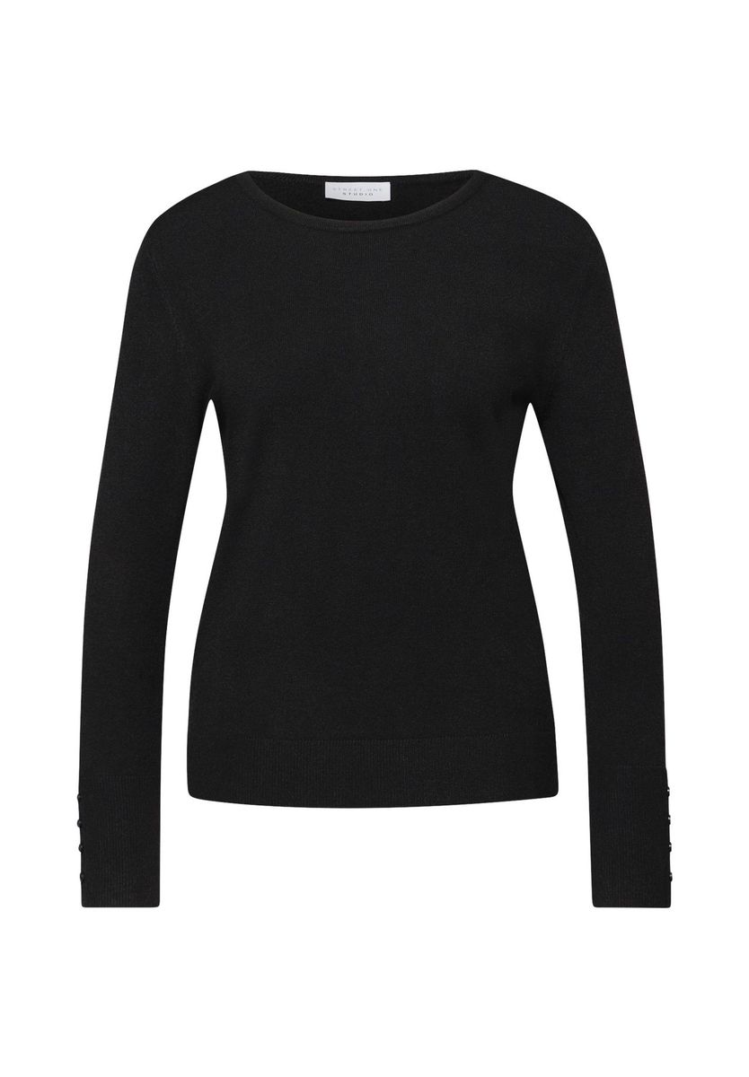 Klassischer Rundhals Strickpullover