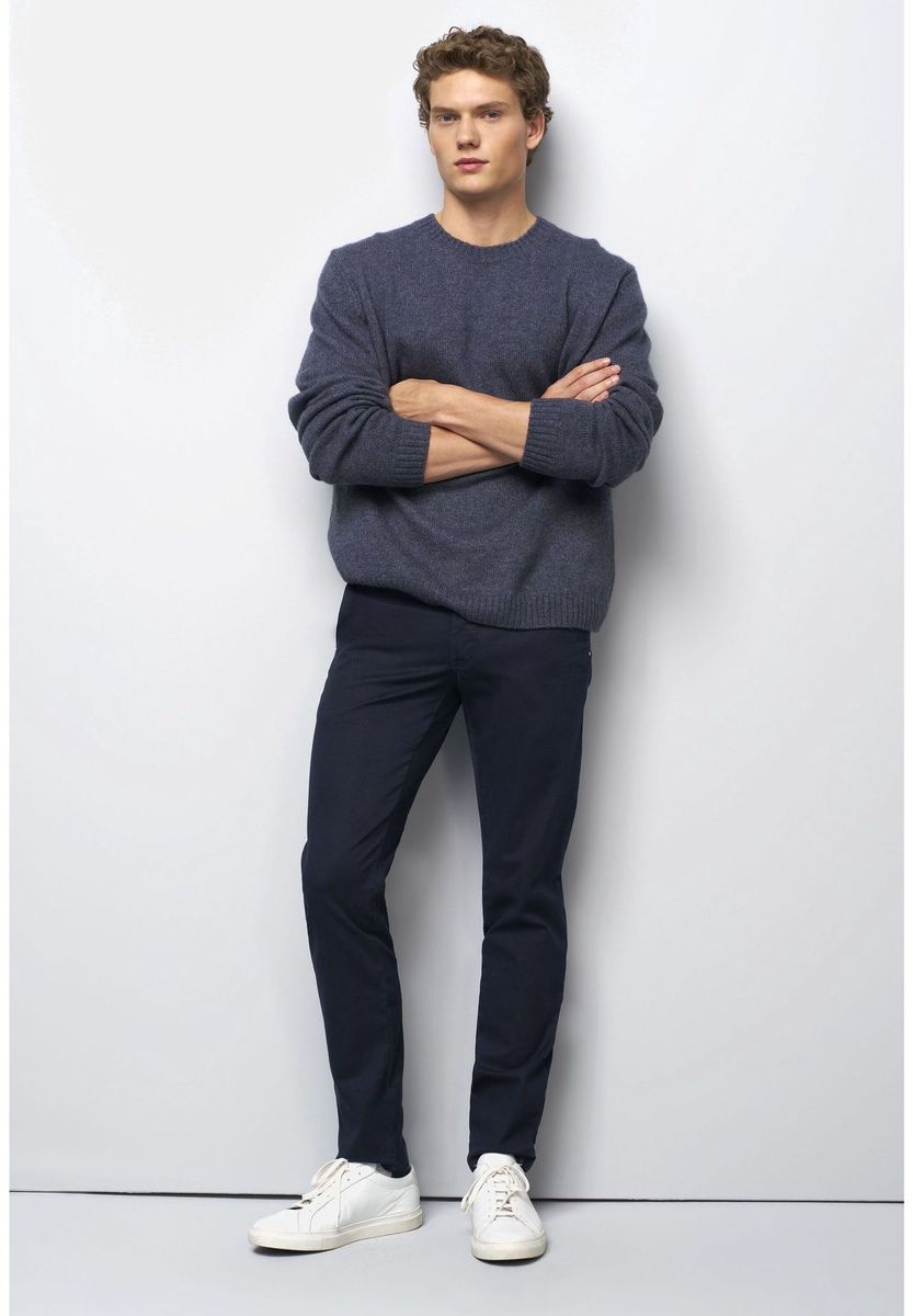 Microstruktur Stretch Baumwoll Chinos