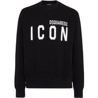 ICON Logo Print Baumwoll-Sweatshirt
