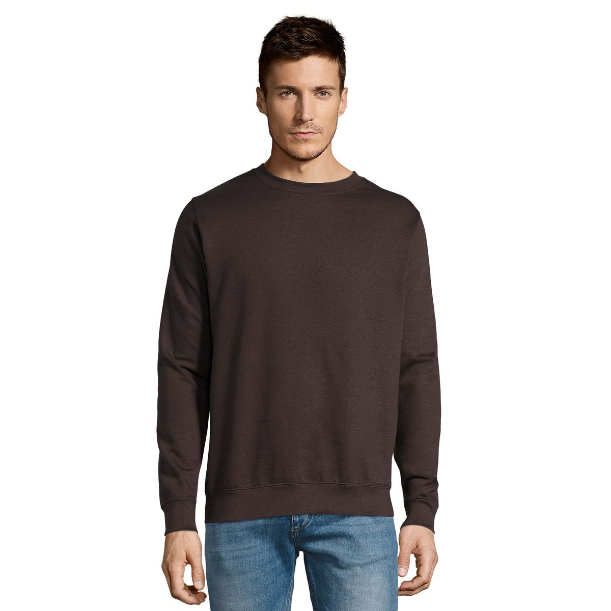 Klassisches Sweatshirt mit Rundhalsausschnitt