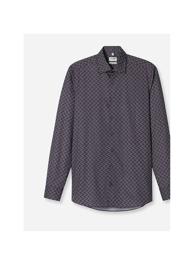 Body Fit Langarm Hemd