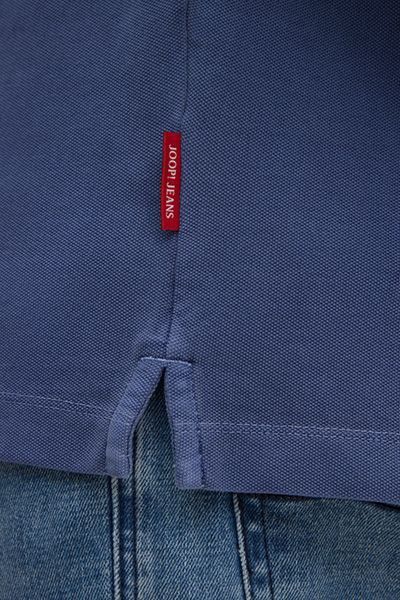 Joop Jeans Ambrosian Blaues Piqué-Poloshirt aus Bio-Baumwolle