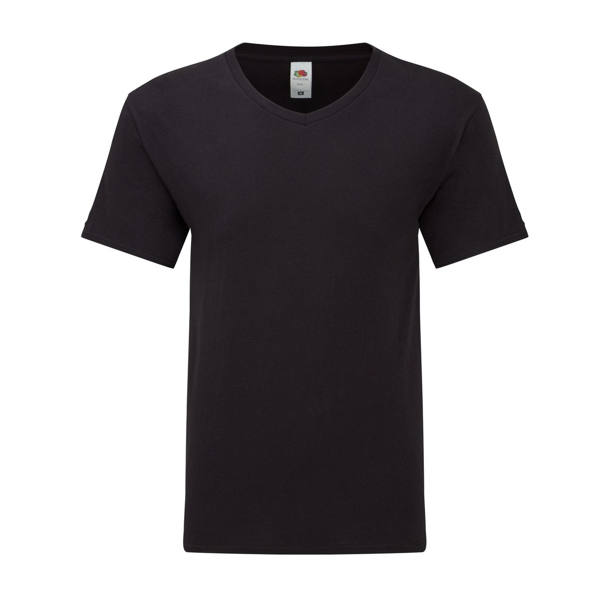 Iconisches Baumwoll-T-Shirt mit V-Ausschnitt