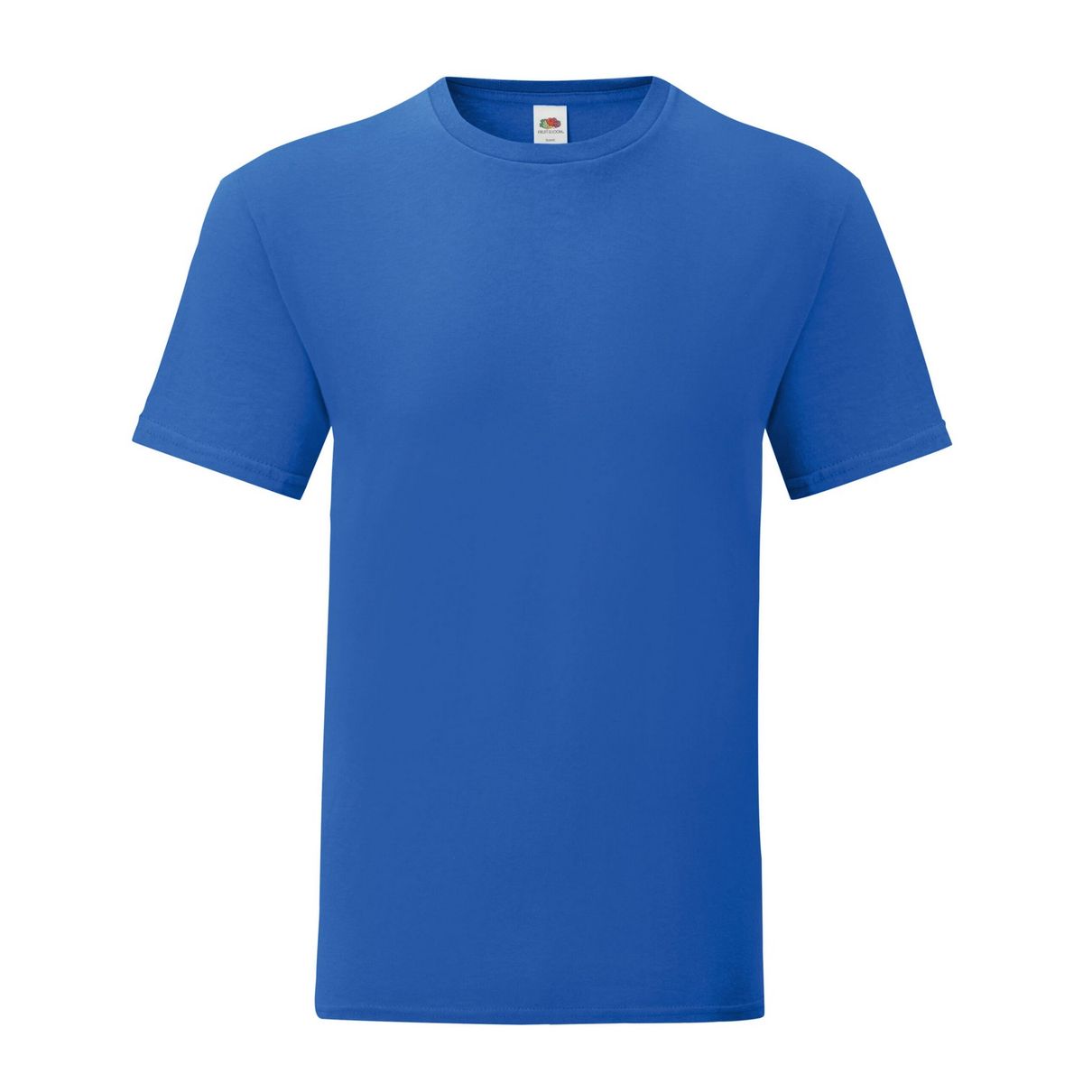 Schmal geschnittenes Baumwoll-T-Shirt mit Rundhalsausschnitt