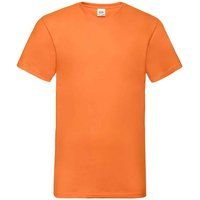 Essentielles Baumwoll-T-Shirt mit V-Ausschnitt