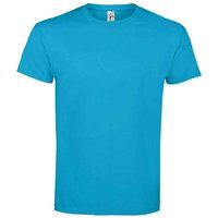 Schweres Baumwoll-T-Shirt mit Rundhals
