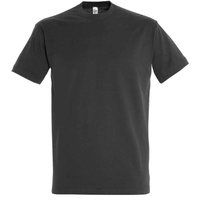 Schweres Baumwoll-T-Shirt mit Rundhalsausschnitt