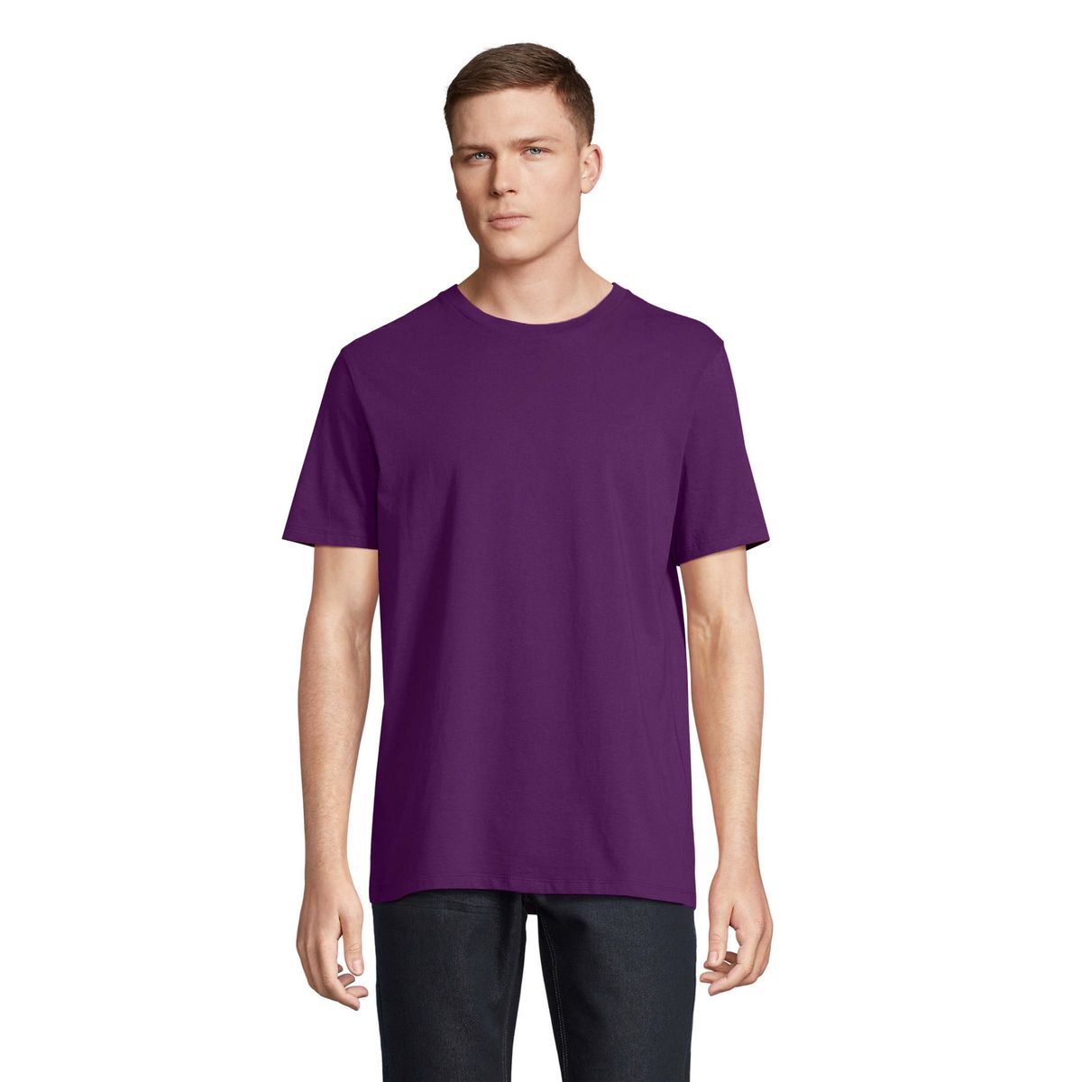 Klassisches Rundhals-T-Shirt aus Bio-Baumwolle
