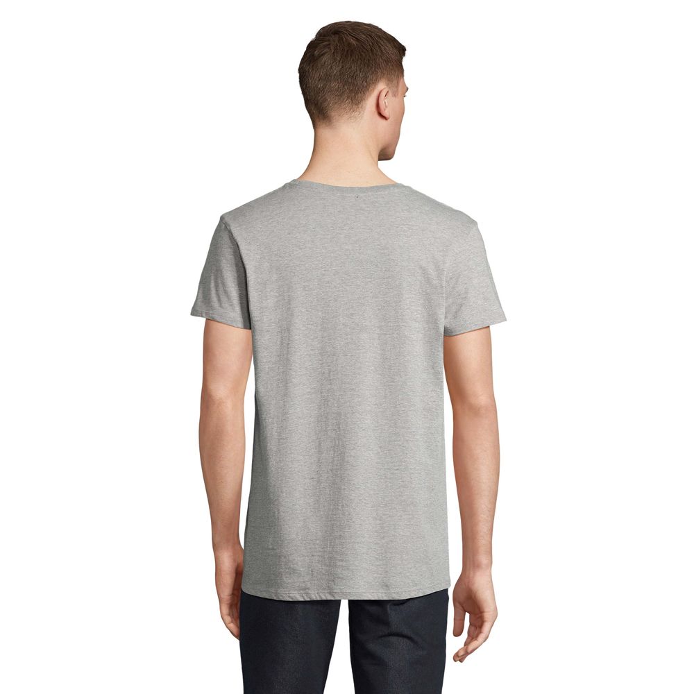 Klassisches Rundhals-T-Shirt aus Recycling-Baumwolle
