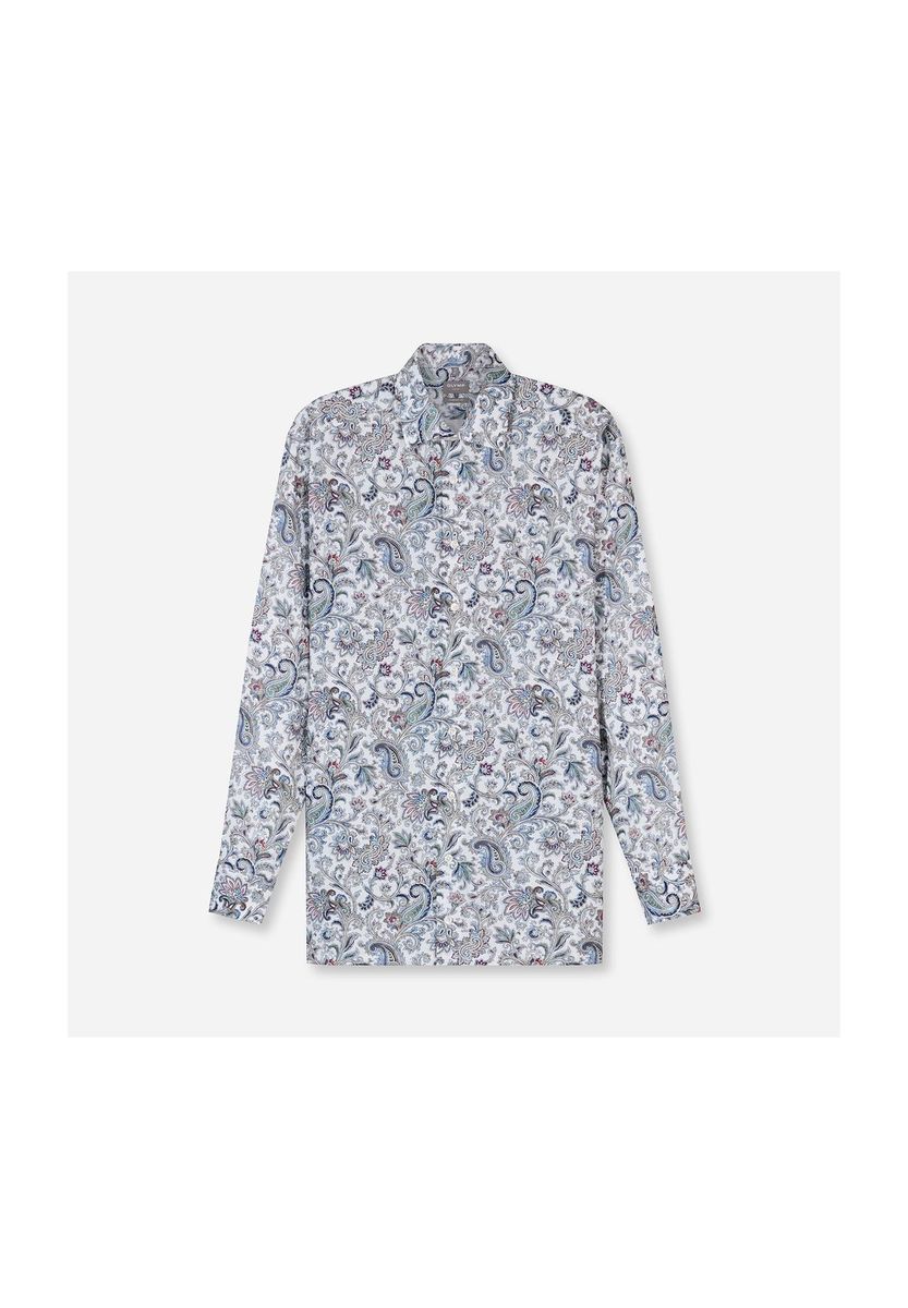 Locker geschnittenes Langarmhemd