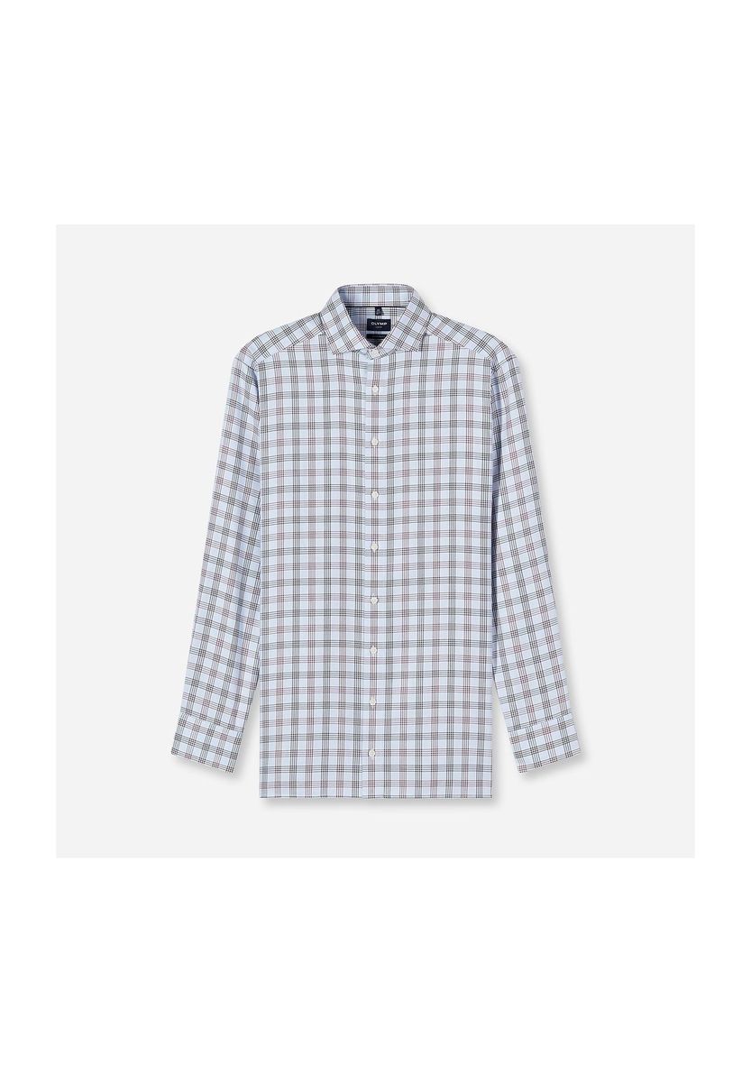Modern Fit Langarm Plaid Hemd