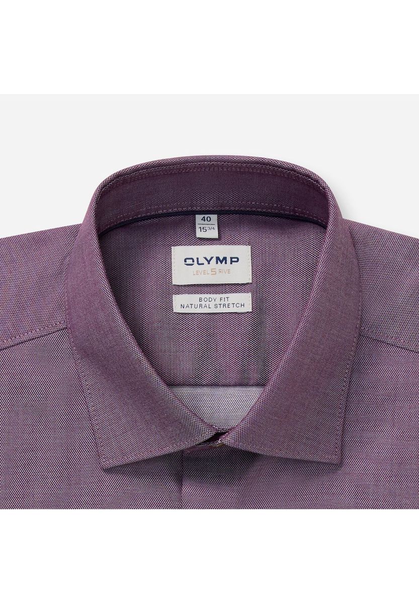 Klassisches Body Fit Langarmhemd