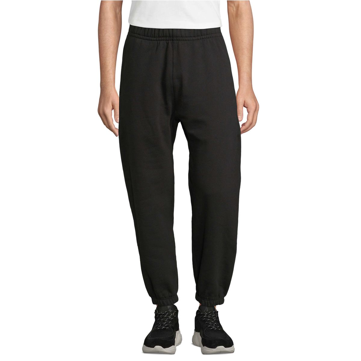 Schwere Minimalistische Fleece-Jogginghose