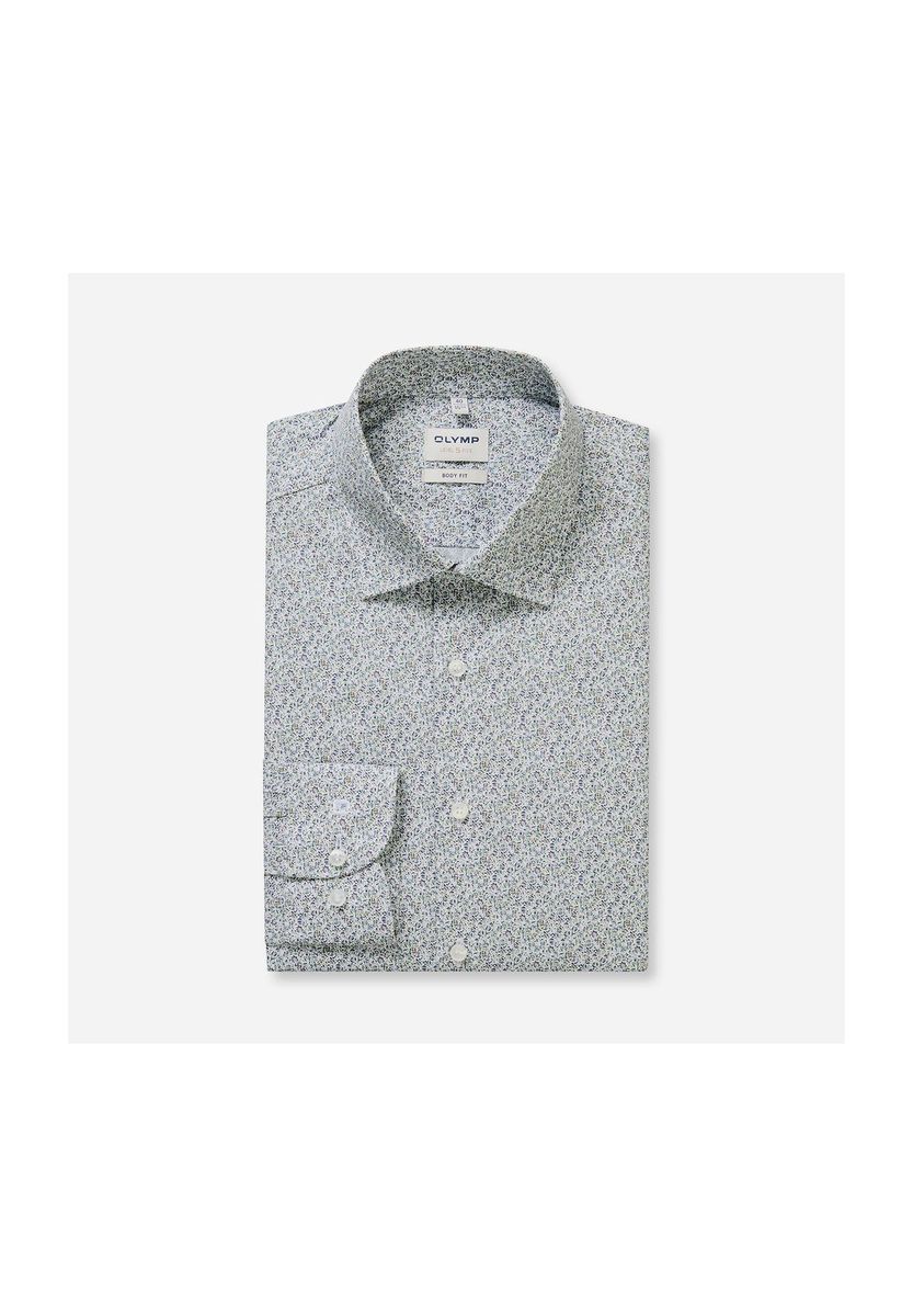 Modernes Businesshemd mit Blumendruck