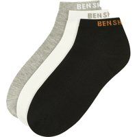 Unisex Sneaker-Socken im Dreierpack