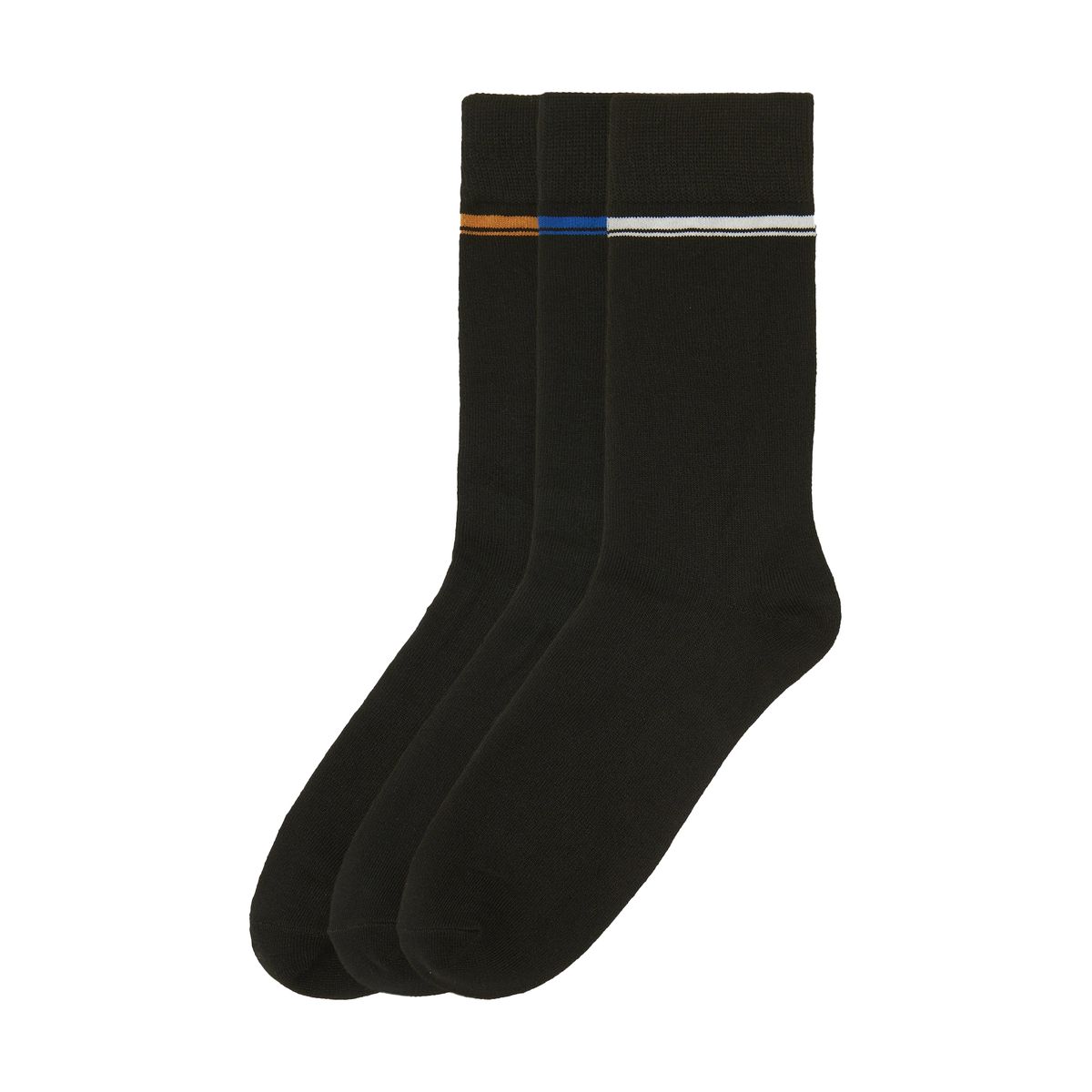 Bambus-Socken mit Kontraststreifen