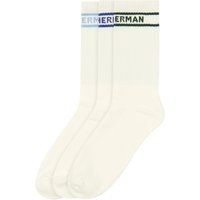 Gerippte Crew-Socken aus Bambus-Mix