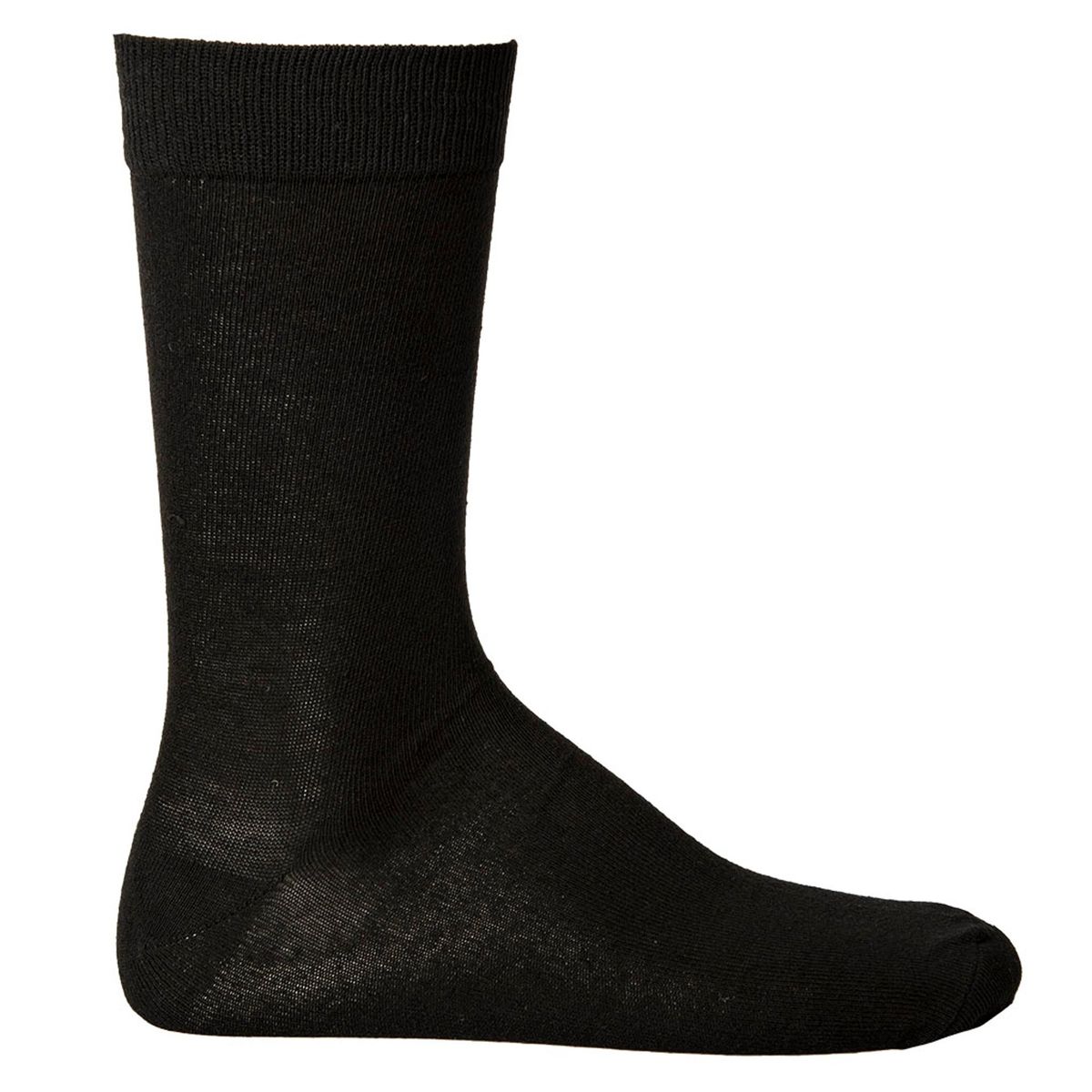 Klassische gerippte Baumwoll-Crew-Socken