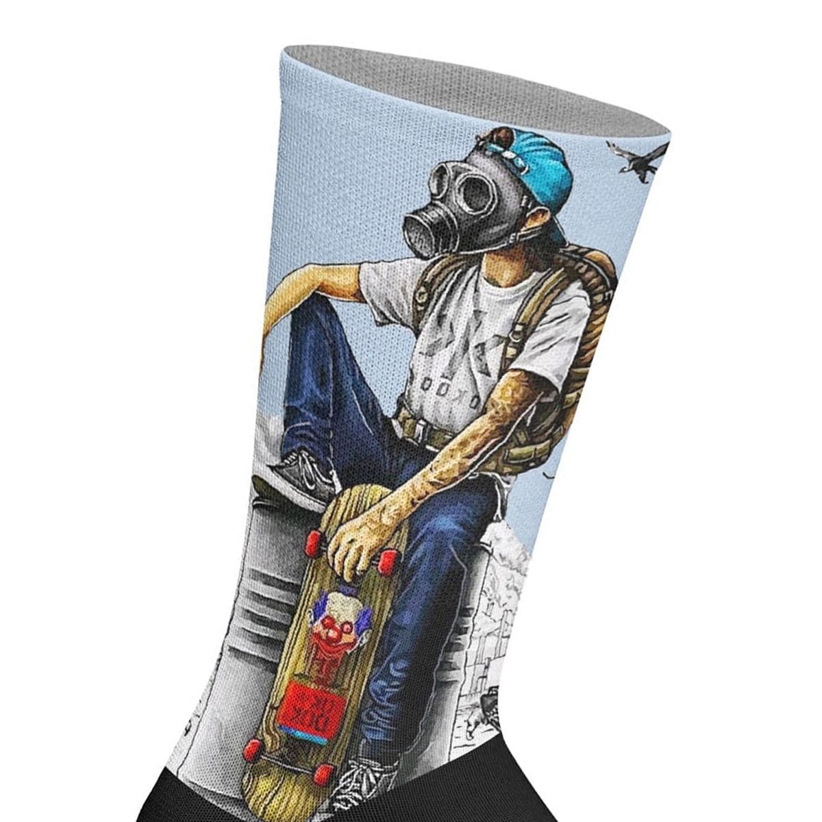Streetwear Skater Grafik-Socken