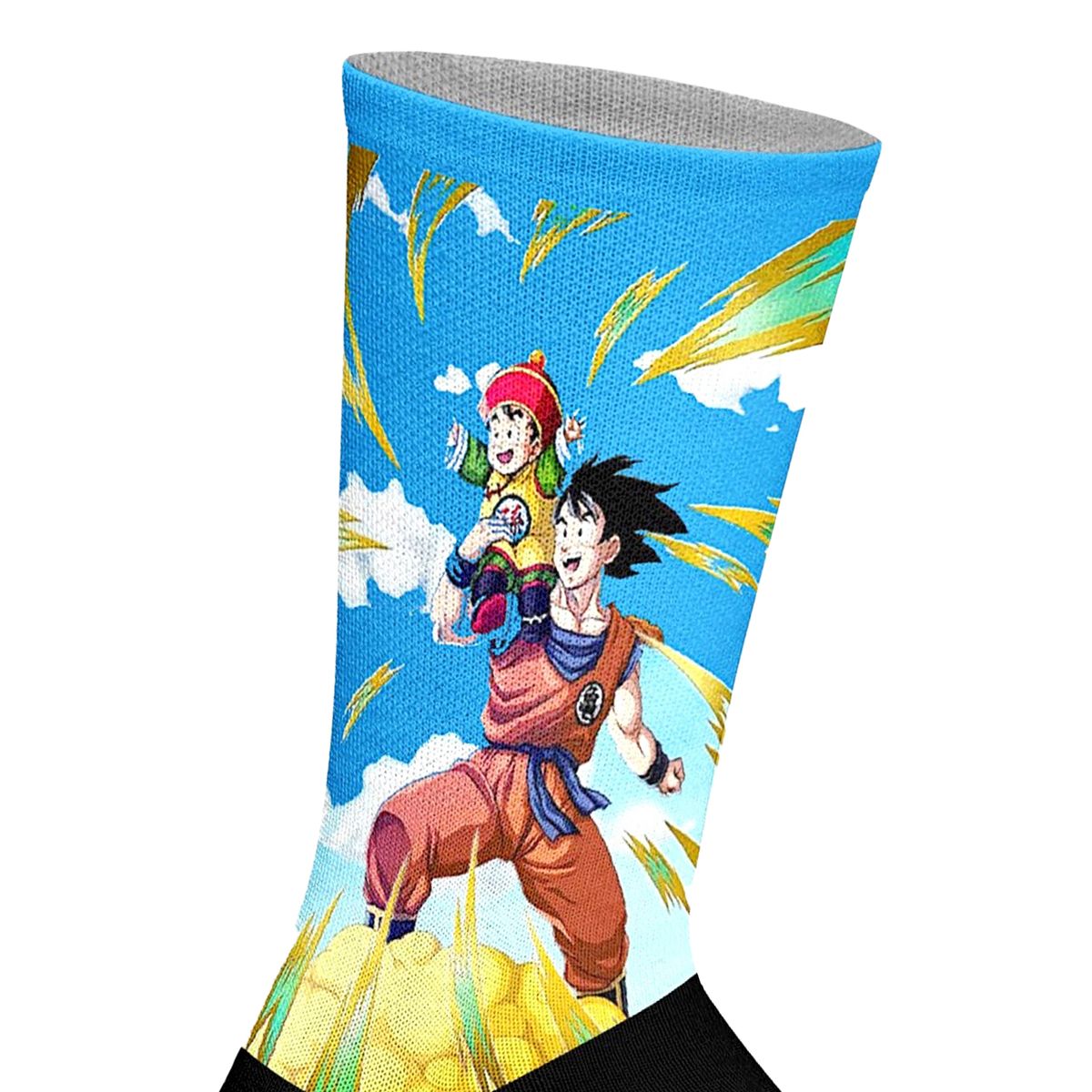 Crew-Socken mit Anime-Grafikdruck