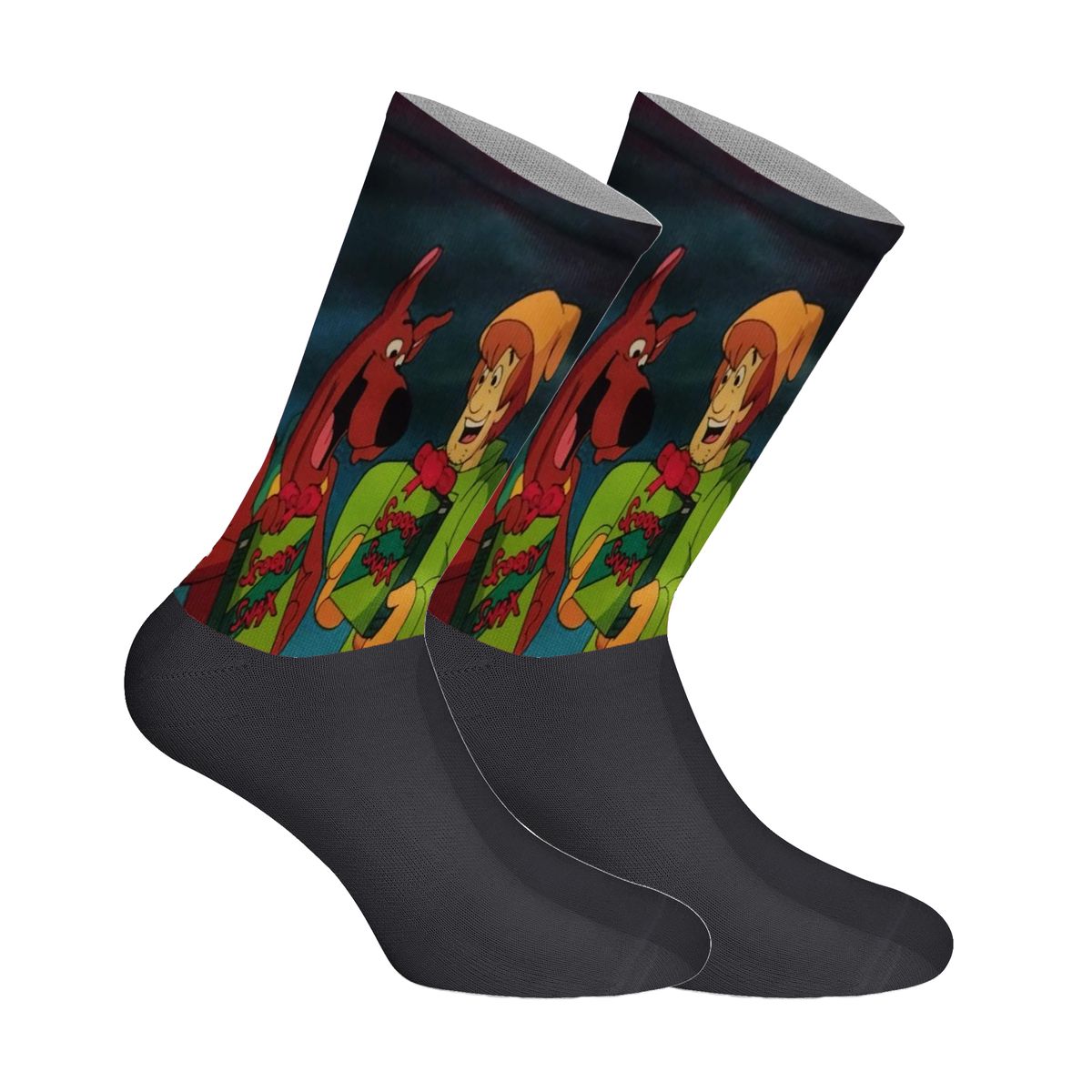 Scooby-Doo und Shaggy Grafiksocken