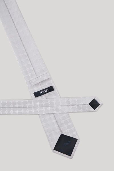 JOOP! Cornflower hellgraue Seidenkrawatte für formelle Anlässe