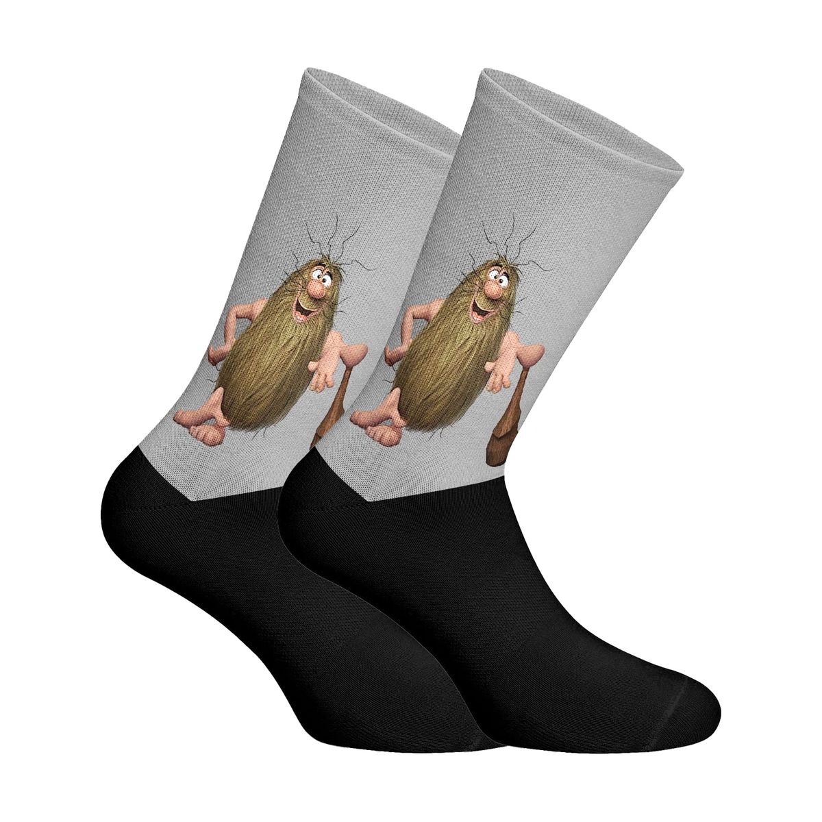 Socken mit Kapitän Caveman Print