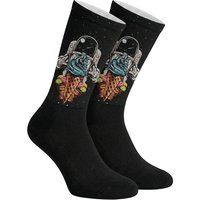 Astronauten und Eiscreme Socken