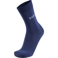 Klassische gerippte Crew-Socken