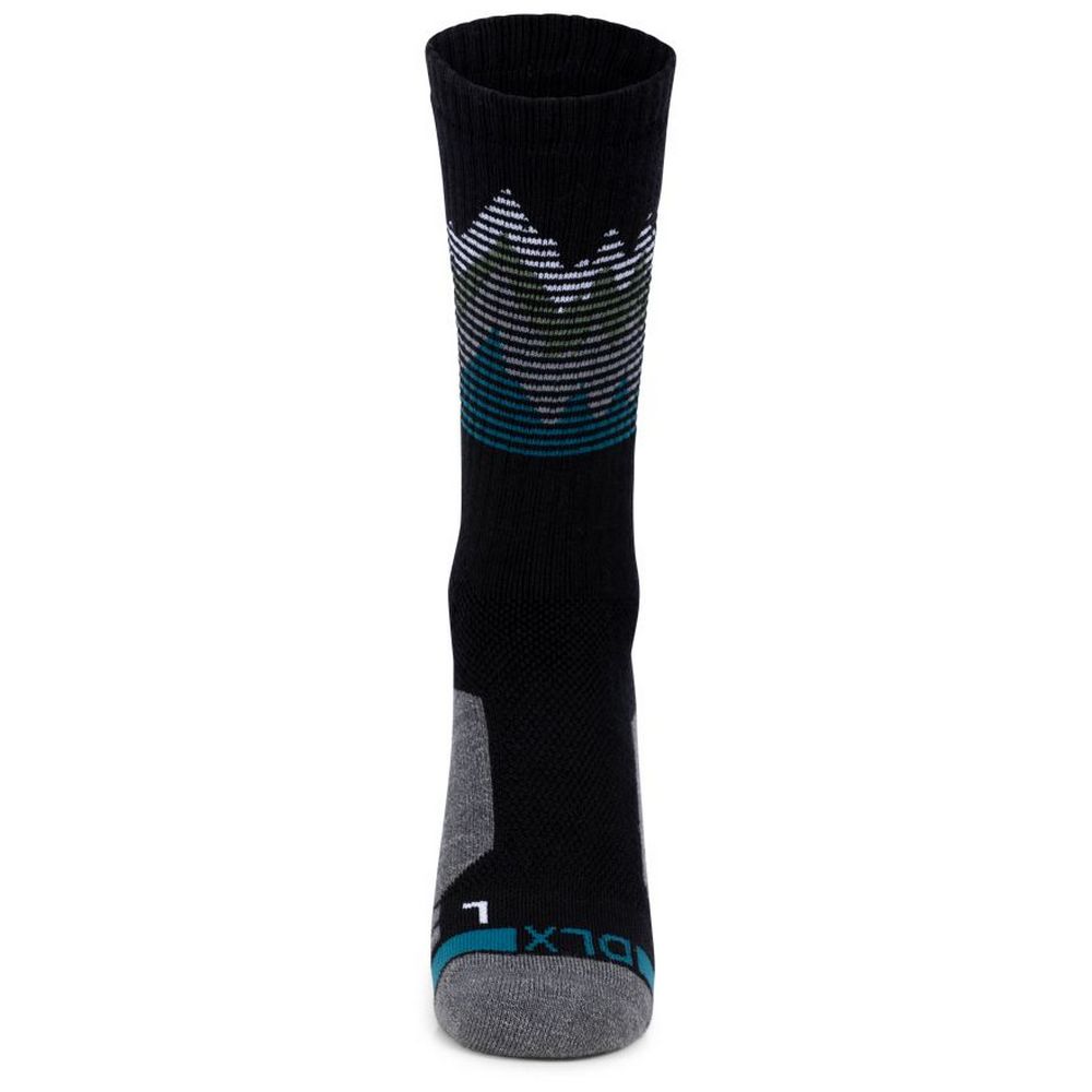 Performance-Wandersocken mit geometrischem Bergmotiv