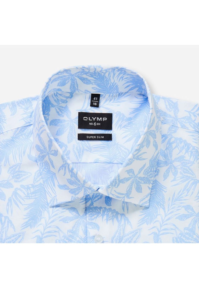 Tropical bedrucktes Slim-Fit-Hemd