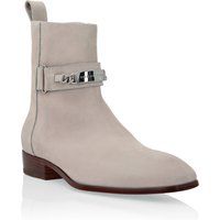 Schlichte Nubuk-Stiefel mit Kettenriemen