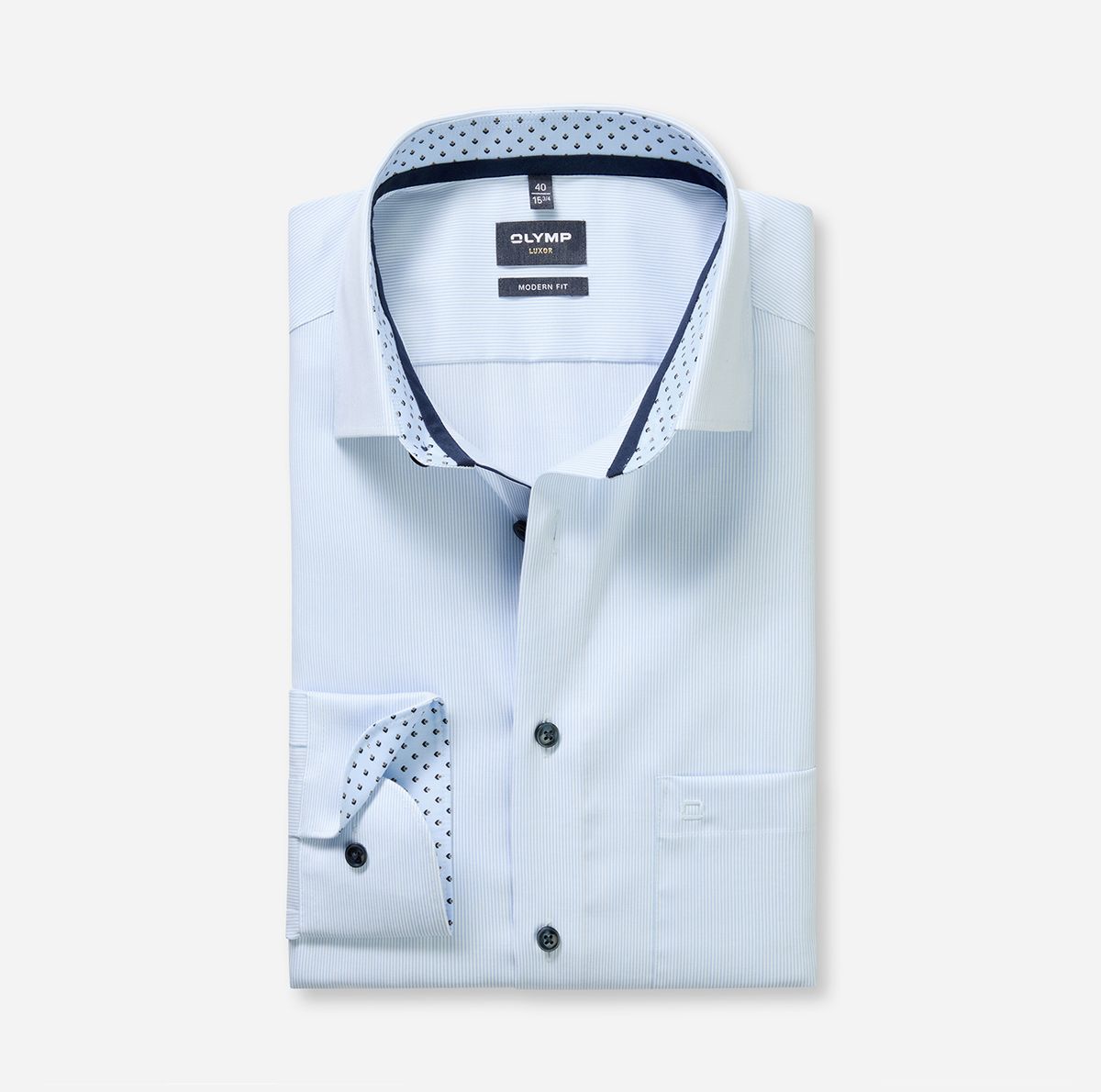 Gestreiftes Modern Fit Business-Hemd