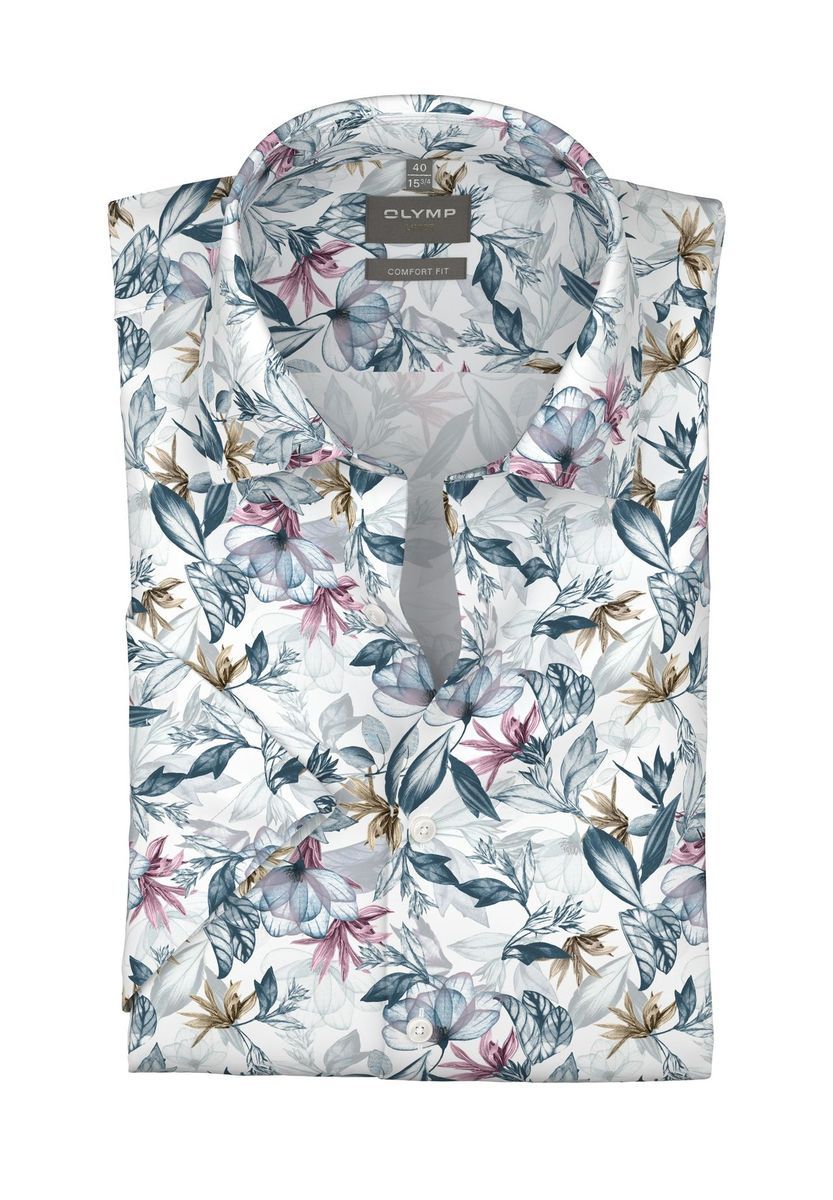 Kurzarmhemd mit Blumendruck